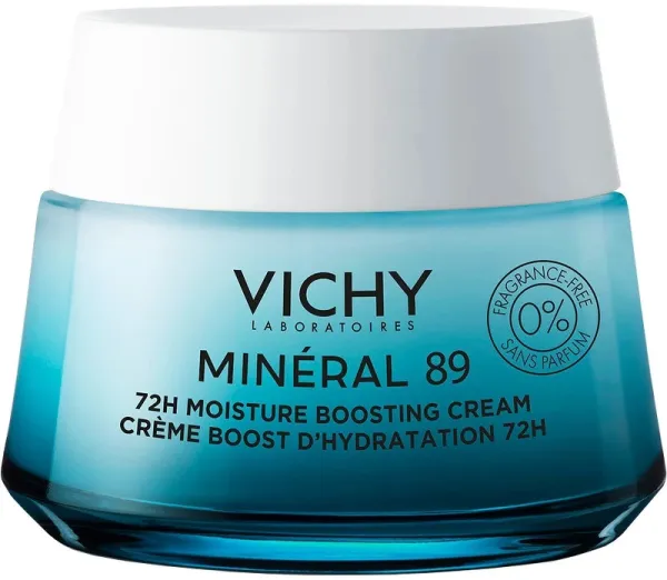 Vichy Mineral 89 72H Moisture Boosting Cream Fragrance Free 50 ml